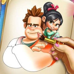 Vanellope Coloring Book