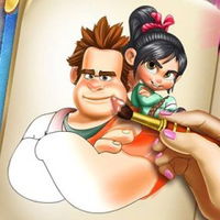 Vanellope Coloring Book