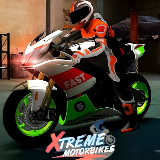 jogo de moto realista, Xtreme Motorbikes, fazendo parkour e fugindo da  policia no jogo de moto 3d 