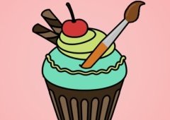 Yumi Cupcake Coloring