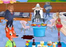 Zootopia Pool Party Cleaning